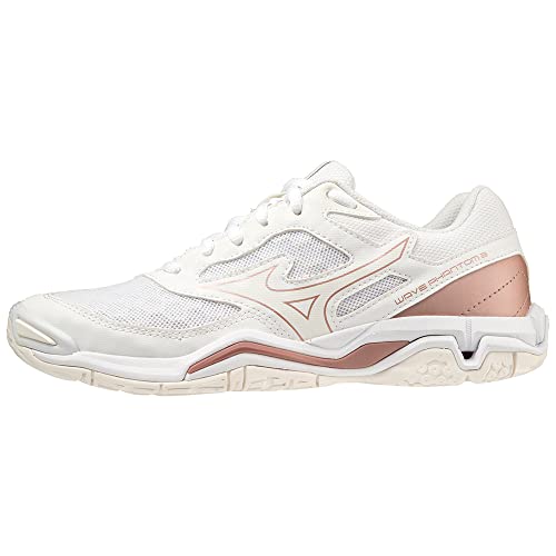 Mizuno Damen Wave Phantom 3 Sneaker, Weiße Rose Schneewittchen, 38 EU von Mizuno