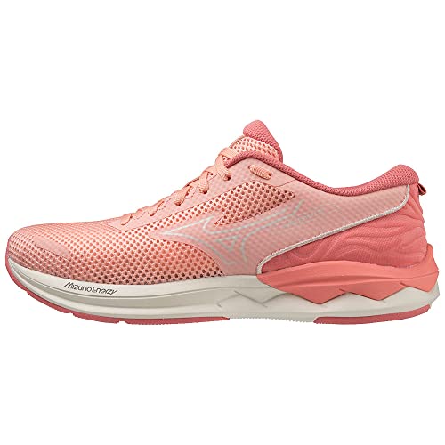 Mizuno Damen Wave Revolt 3 Straßen-Laufschuh, Peach Bud/Vaporous Gray/Peach Blossom, 37 EU von Mizuno