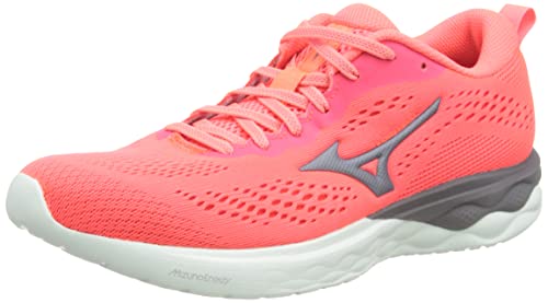 Mizuno Damen Wave Revolt Laufschuh, Fieryc2 Metallicg Qshade, 38.5 EU von Mizuno