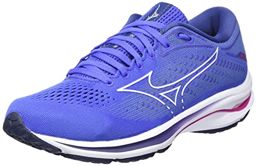 Mizuno Damen Wave Rider 25 Laufschuh, Amparoblue White Dcobalt, 38 EU von Mizuno