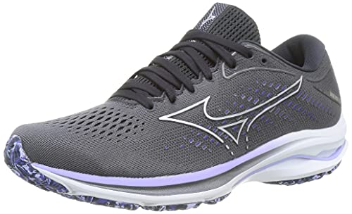 Mizuno Damen Wave Rider 25 Straen-Laufschuh, Bpearl 10077c Violetglow, 38 EU von Mizuno