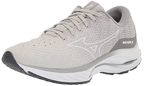 Mizuno Damen Wave Rider 26 Laufschuh, Ssw-Oyster/Weiß, 36 EU Weit von Mizuno