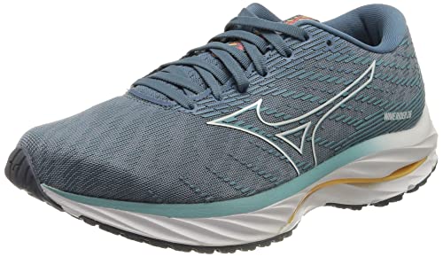 Mizuno Damen Wave Rider 26 Sneaker, Mountainspring Wht Flax, 37 EU von Mizuno