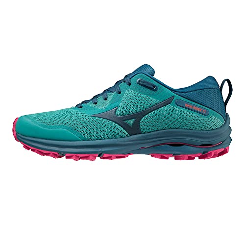 Mizuno Damen Wave Rider Tt (W) Trail-Laufschuhe, Blau (Lagoon Moroccan Blue Ppeacoc), 38 EU von Mizuno