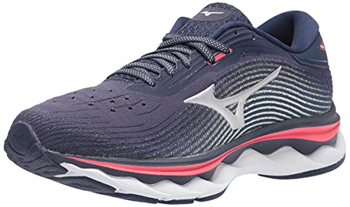 Mizuno Women's Wave Sky 5 Running Shoe, Peacoat, 8 UK von Mizuno