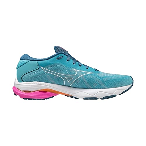 Mizuno Unisex Wave Ultima 14 Straßen-Laufschuh, Maui Blue/White/807 C, 39 EU von Mizuno