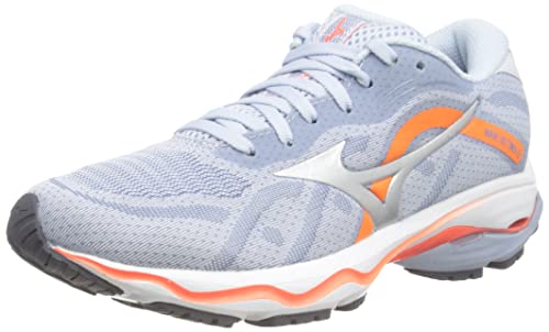 Mizuno Damen Wave Ultima Walking-Schuh, Heather/Silver/NeonFlame, 38 EU von Mizuno