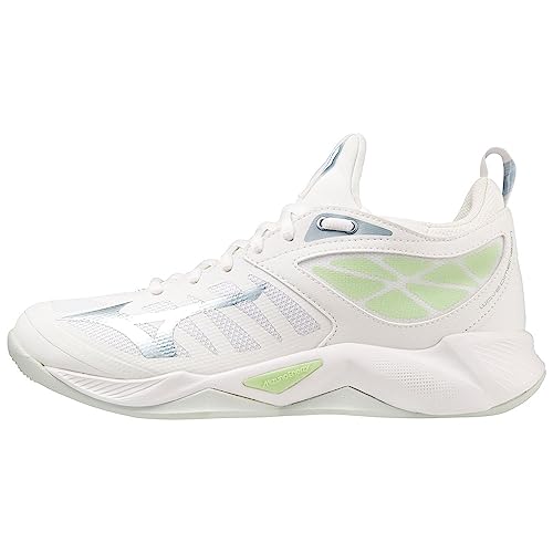 Mizuno Damen Wellenmaße: Volleyball, Whte Gridge Patinagreen, 42 EU von Mizuno