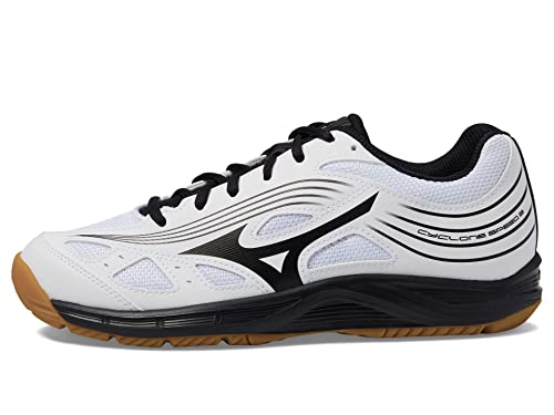 Mizuno Damen Zyklongeschwindigkeit 3 Volleyball-Schuh, weiß/schwarz, 41 EU von Mizuno