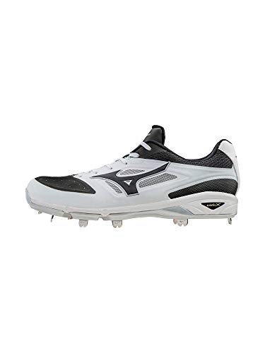 Mizuno Dominant Ic Baseballschuh für Herren, Weiß (weiß/schwarz), 40 EU von Mizuno