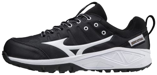 Mizuno Herren 320632.9000.08.0750 Ambition 2 Rasenschuh 7 1/2 (0750), Schwarz-Weiß (9000) von Mizuno