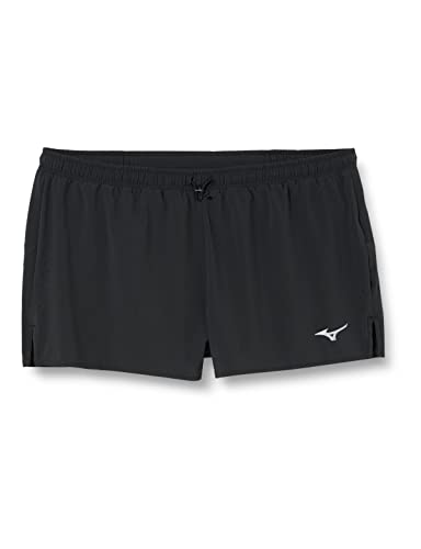 Mizuno Herren Aero Split 1.5 Lässige Shorts, Schwarz, XL von Mizuno