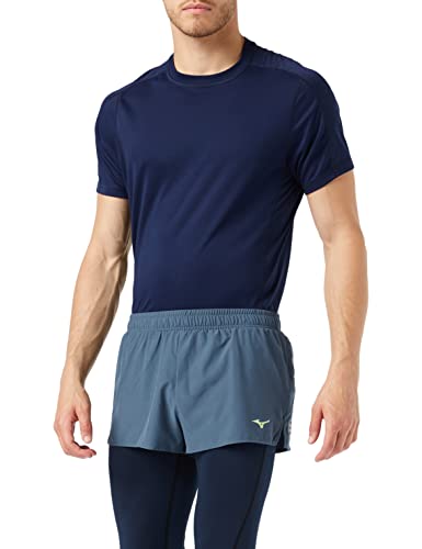 Mizuno Herren Aero Split 1.5 Short Kurze Hose, Orion Blue, XL von Mizuno