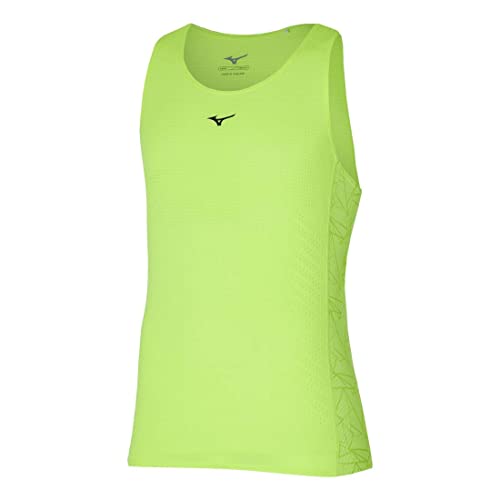 Mizuno Herren Aero Tank Weste, Neolime, XXL von Mizuno