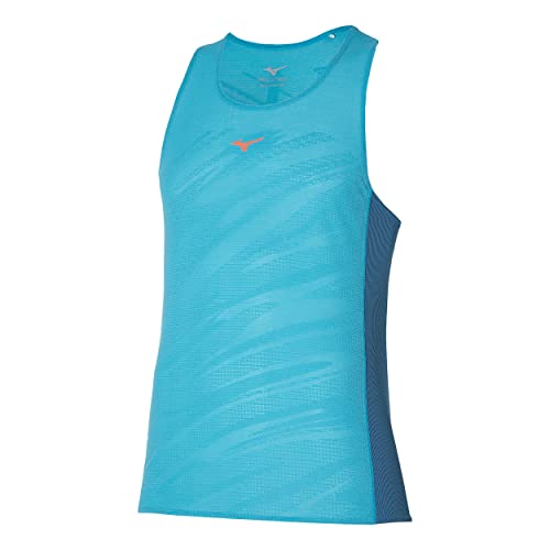 Mizuno Herren Aero Tank t-Shirt, Maui-Blau, S von Mizuno