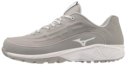 Mizuno Herren Ambition 3 Bb Low as Baseball Cleats, Grau/Weiß, 46.5 EU Mizuno Herren Ambition 3 Bb Low as Baseball Cleats, Grau/Weiß, 46.5 EU von Mizuno