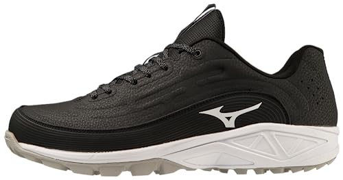 Mizuno Herren Ambition 3 Bb Mid as Baseball-Stollen, Schwarz/Weiß, 45 EU von Mizuno