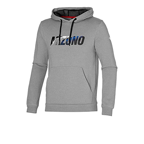 Mizuno Herren Hoodie, Grau, XL von Mizuno