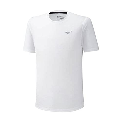 Mizuno Herren Impulse Core T-Shirt, White, L von Mizuno