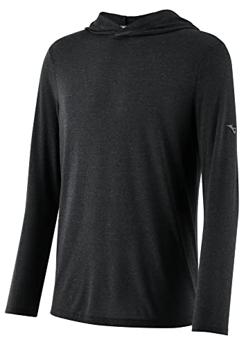Mizuno Herren Inifinty Training Hoodie T-Shirt, schwarz, X-Large von Mizuno