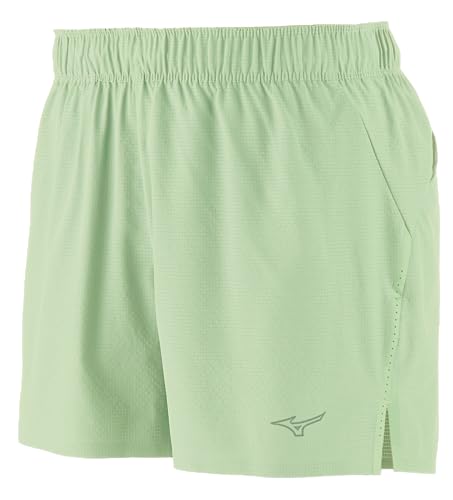 Mizuno Herren Performance 12,7 cm Short + Liner Kurze Hose, Pastellgrün, Large von Mizuno