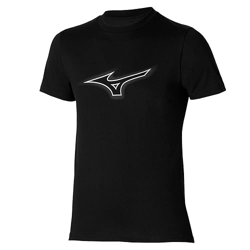 Mizuno Herren Rb Logo T-Shirt, Schwarz, XL von Mizuno