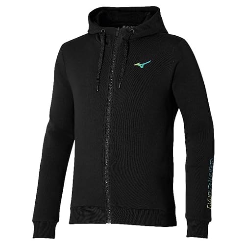 Mizuno Herren Rb Sweat Jacket Sweatshirt, Schwarz, L von Mizuno