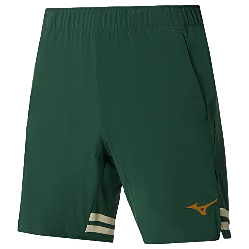 Mizuno Herren Retro Tennis-Shorts, Pineneedle, L von Mizuno