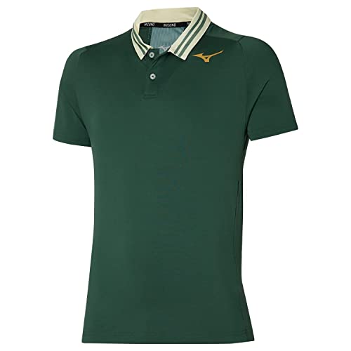 Mizuno Herren Shadow Polo Polohemd, Pineneedle, L von Mizuno