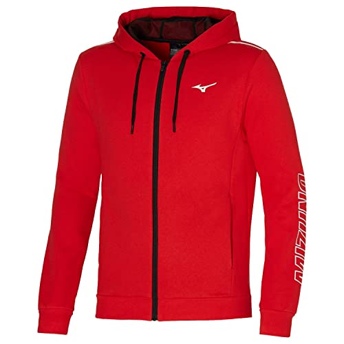 Mizuno Herren Sweatjacke Trainingsjacke, Feuerrot, M von Mizuno