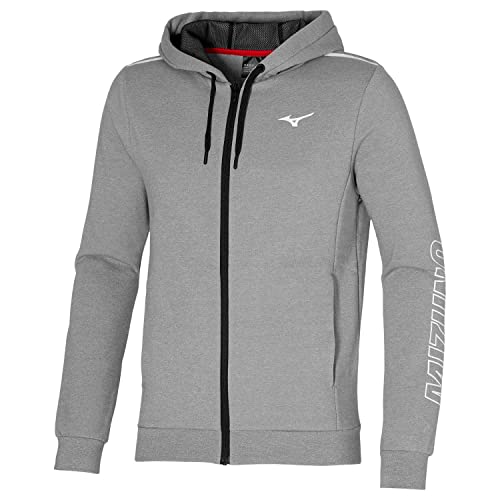 Mizuno Herren Sweatjacke Trainingsjacke, grau, M von Mizuno