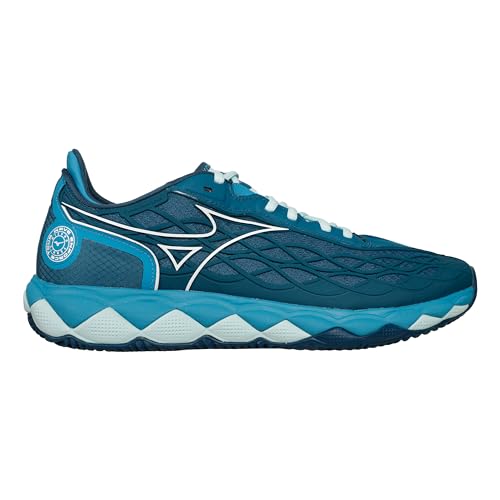 Mizuno Herren Wave Enforce Tour Clay Tennisschuhe Sandplatzschuh Dunkelblau - Hellblau 47 von Mizuno