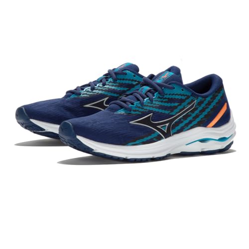 Mizuno Herren Wave Equate 7 Laufschuh, Blau (Blue Depths Silver Neon Flame), 42.5 EU von Mizuno