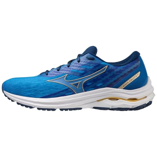 Mizuno Herren Wave Equate 7 Sneaker, Französisches Blaugold, 44.5 EU von Mizuno