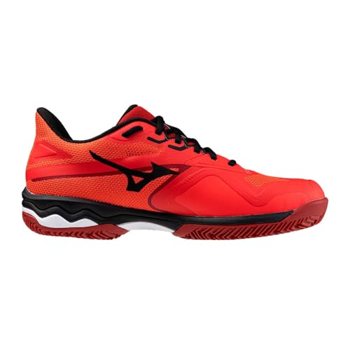 Mizuno Herren Wave Exceed Light 2 Clay Tennisschuhe Sandplatzschuh Rot - Schwarz 46 von Mizuno