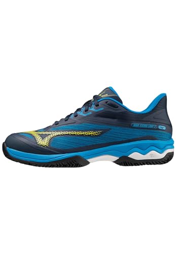 Mizuno Herren Wave Exceed Light 2 Tennis, Drsblue Blt2neon Closine, 42.5 EU von Mizuno