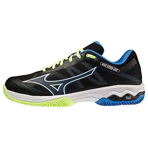 Mizuno Herren Wave Exceed Light CC Tennisschuhe, Schwarz (Black Neolime Supersonic), 41 EU von Mizuno