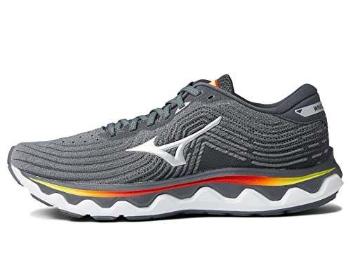 Mizuno Herren Wave Horizon 6 Sneaker, Ultimate Grau/Silber, 44.5 EU von Mizuno