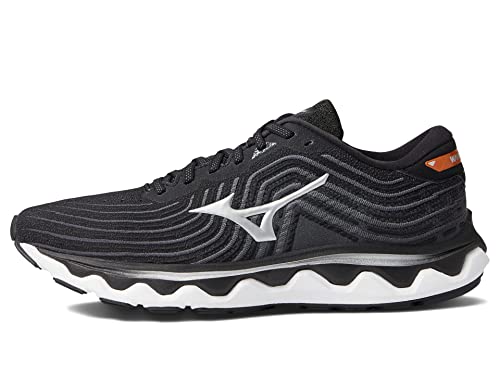 Mizuno Herren Wave Horizon 6 Sneaker, schwarz/silberfarben, 45 EU von Mizuno