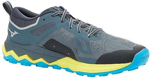 Mizuno Herren Wave Ibuki 4 Laufen, Sweather Bolt2neon Jblue, 43 EU von Mizuno