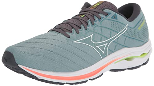 Mizuno Herren Wave Inspire 18 Sneaker, Rauchblau-Weiß, 42 EU von Mizuno