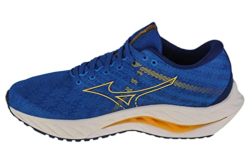 Mizuno Herren Wave Inspire 19 Running Shoes, Snorkel Blue/Pale Marigold/Estate Blue, 47 EU von Mizuno