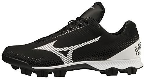 Mizuno Men's Wave Lightrevo TPU Molded Low Baseball Cleat Black/White - 320681.9000 von Mizuno