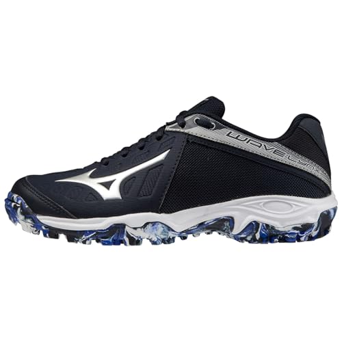 Mizuno Herren Wave Lynx Feldhockey-Schuh, Princess Blue/White/Ignition Red, 42 EU von Mizuno