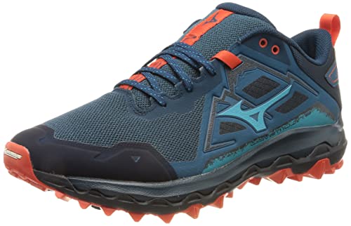 Mizuno Herren Wave Mujin 8 Traillaufschuh, Mblue Algiersb Grenadine, 41 EU von Mizuno