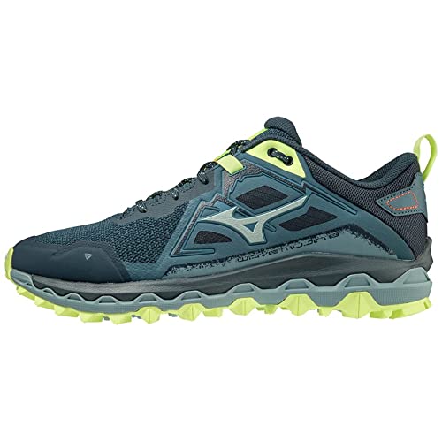 Mizuno Herren Wave Mujin 8 Traillaufschuh, Wandteppich Mistyb Neolime, 46 EU von Mizuno