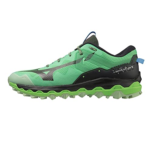 Mizuno Herren Wave Mujin 9 Traillaufschuh, 909 C/Black Oyster/Little Boy Blue, 40.5 EU von Mizuno