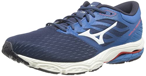 Mizuno Herren Wave Prodigy 3 Laufschuh, Ddenim Snowwht Grenadine, 40.5 EU von Mizuno