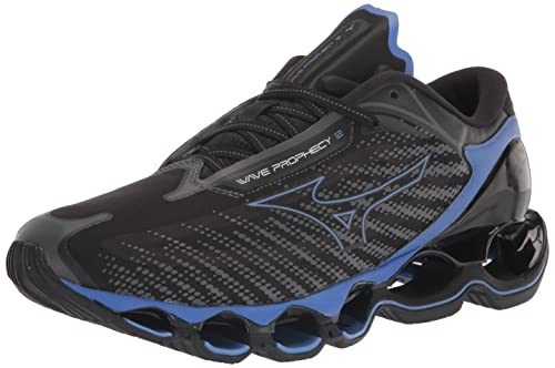 Mizuno Herren Wave Prophecy 12, Schwarze Asche Austernblau, 10.5 US von Mizuno