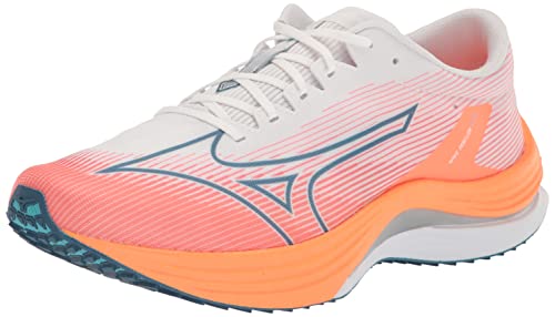Mizuno Wave Rebellion Flash Laufschuh für Herren, Weiß/Silber, 39 EU von Mizuno